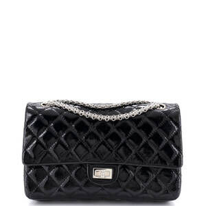 Chanel 226 Reissue 2.55 Flap Bag Quilted Crinkled Patent